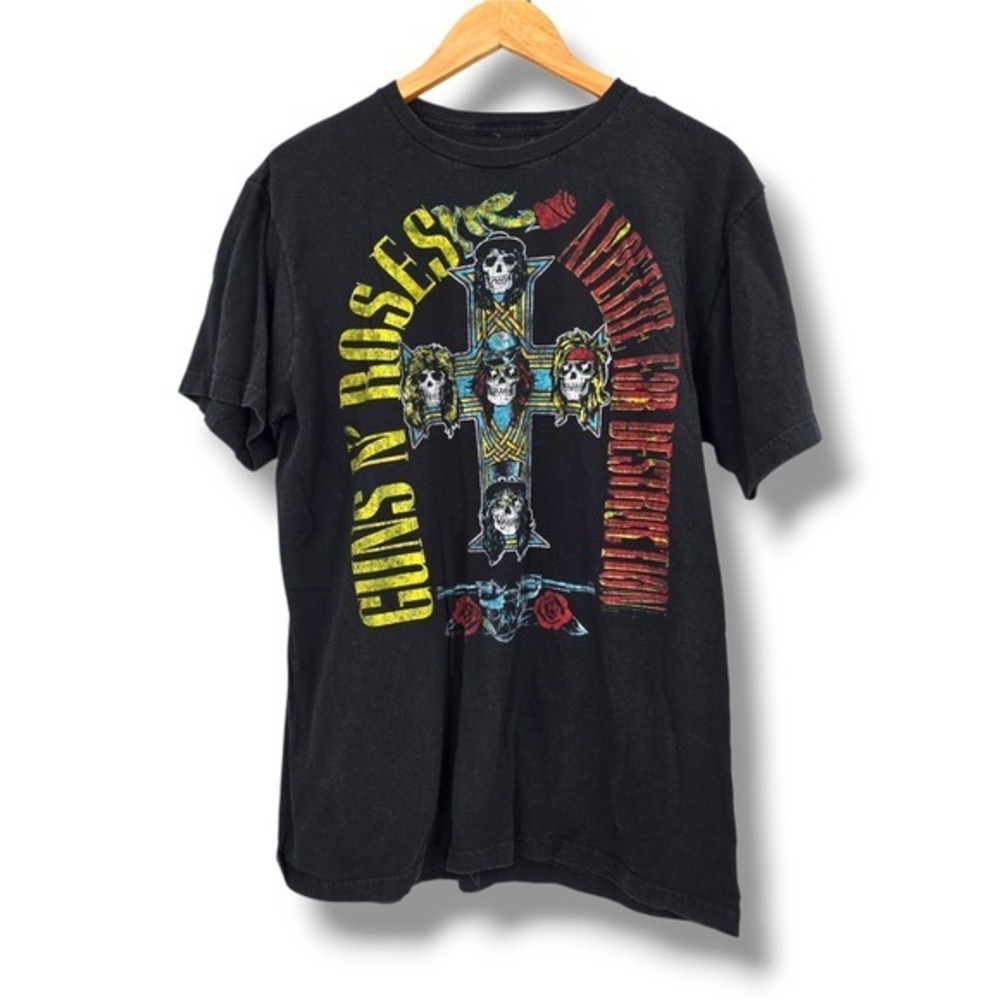 Guns N Roses Graphic T-Shirt Band Tee Rock Music XL‎